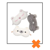 Slaapmasker Koala grijs II